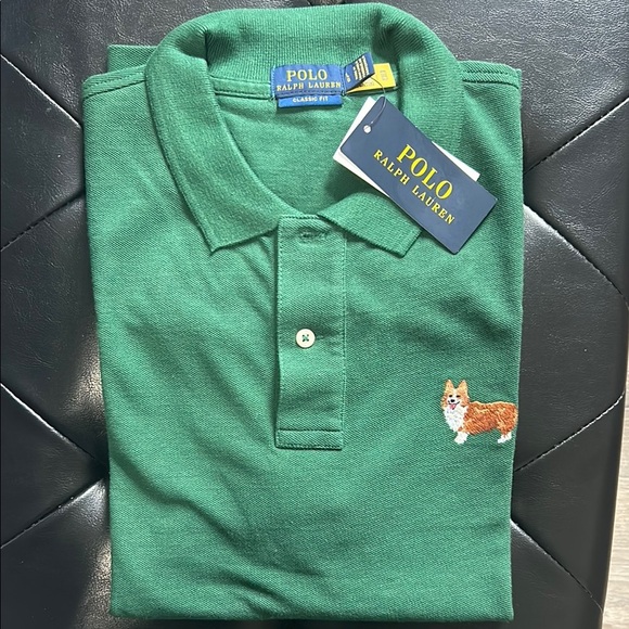 Polo Ralph Lauren Other - Polo Ralph Lauren Green Polo Shirt with Corgi Embroidery Classic Fit